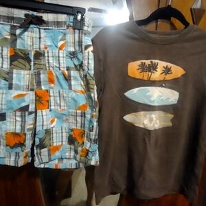 Gymboree vintage two-piece surf set size 12